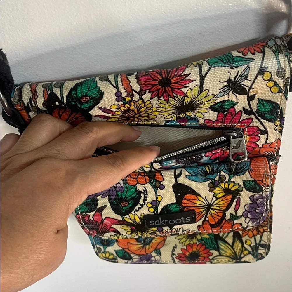 Sakroots Multicolor Floral Crossbody Bag - Picture 6 of 15